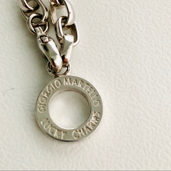 Giorgio Martello Sterling 925 Charm Bracelet - Picture 6 of 16